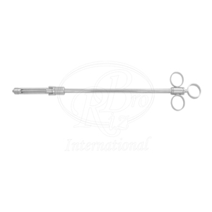 Seringue de blocage nerveux Wolf Tooth en laiton chromé de 16 pouces, instrument d'injection dentaire vétérinaire équin - Product Image 2