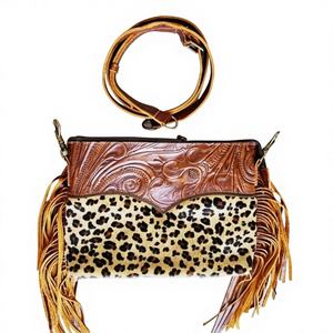 Filles à la mode en cuir véritable sacs à main conception personnalisée fermeture éclair étanche grande capacité sac à main en gros portefeuille personnalisé - Product Image 3