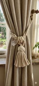 Cotton Yarn <b>Tieback</b> home decorative in Customized Size by Refratex India Made in India - Product Image 2