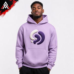 Sudadera con capucha Best Men Puff Printing con estampado texturizado, tela cómoda y estilo contemporáneo para la colección de moda urbana. - Product Image 1