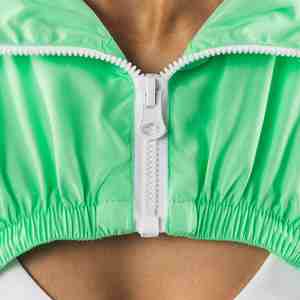 Chaqueta Corta Ligera con Capucha y Cierre para Mujer, Estilo Casual, Cortavientos, para Senderismo y Deportes al Aire Libre, Nueva Colección 2026 - Product Image 4