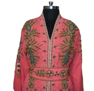 Rajgadhia Exports Custom Kaftan For Wedding & Party Caftan With Hand Embroidery Islamic Wear Dress