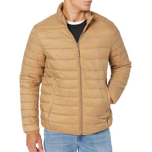 <b>Top</b> Selling High Quality Men <b>Bubble</b> Jacket Stand Collar Front Logo Eco-Friendly Breathable Custom Design Wholesale Winter Jacket - Product Image 1