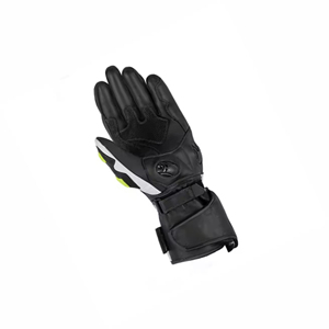 Guantes de Motocicleta de Cuero para Hombre, con Protección de Fibra de Carbono en los Nudillos, Pantalla Táctil, Resistentes al Viento, para Deportes para Adultos - Product Image 5