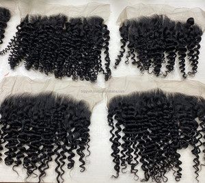 Vente en gros d'extensions de cheveux ondulés au corps vierge brut 100% Styles osseux droits et crépus 26-28 pouces perruques en vrac du Vietnam - Product Image 3