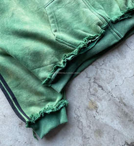 Sudadera con capucha y pantalones de chándal Vintage con cremallera de alta calidad, conjunto de 2 piezas, chándal Vintage, chándal personalizado para hombre - Product Image 5