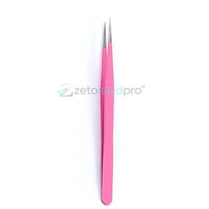 Pinzas para Pestañas de Acero Inoxidable con Punta Puntiaguda, Herramienta de Belleza de Precisión - Product Image 5