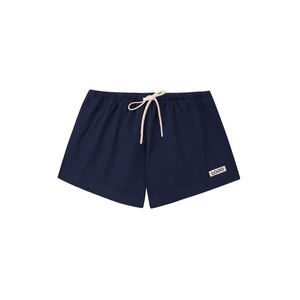 New Top Women's Signature Logo Lounge Shorts Custom OEM Premium Cotton Fleece Heavyweight 450 GSM Garment Dyed Casual Athletic - Product Image 1