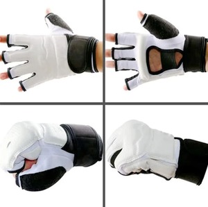 Guantes de Boxeo MMA de Cuero Duradero de la Mejor Calidad con Cierre para Entrenamiento de Fitness, Sparring y Grappling, Unisex - Product Image 6