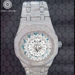 Reloj de Lujo Charm_Jewells de Acero Inoxidable con Caja Redonda de 38 mm, Analógico de Cuarzo con Incrustaciones de Diamantes, Moda Femenina - Product Image 6