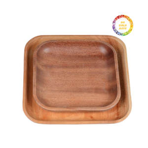 Plateau en bois aux lignes épurées et bords lisses, conçu pour une manipulation sûre et une utilisation quotidienne à la maison - Product Image 4