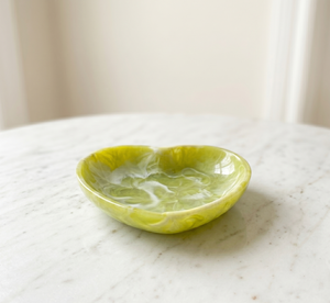 Bol à salade en résine fait main en forme de cœur, vaisselle décorative pour la table, pour la maison et la cuisine, vente en gros - Product Image 2