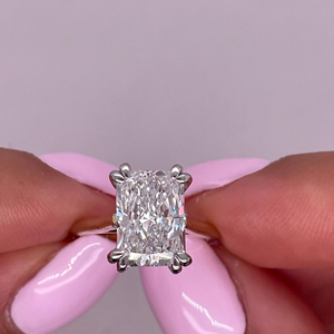 IGI Certified 2 carat Radiant Shape Lab Grown <b>Diamond</b> <b>Ring</b> Custom Engagement <b>Ring</b> Wholesale Jewelry Supplier - Product Image 1