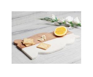 Planche à découper en bois fabriquée à partir de bois dur naturel pour la préparation des aliments en cuisine, la découpe et la préparation de la viande - Product Image 3