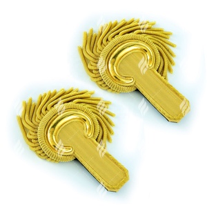Épaulettes personnalisées OEM brodées de paillettes réfléchissantes, avec support métallique durable et fixation magnétique, style de luxe sur mesure - Product Image 4