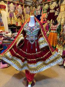 ชุดเดรสแบบอัฟกันคูชี ปักลายลูกไม้คุณภาพสูง เป็นมิตรกับสิ่งแวดล้อม แขนยาว ออกแบบตามสั่งสำหรับผู้หญิง มีขั้นต่ำในการสั่งซื้อน้อย - Product Image 6