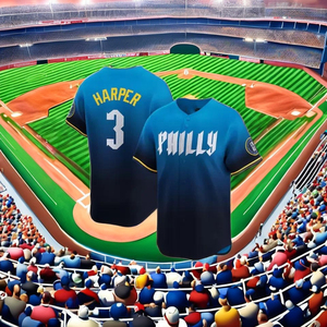 ชุดยูนิฟอร์มเบสบอลคุณภาพดี ออกแบบเองได้ ล่าสุด โดดเด่น  รับสั่งทำตามแบบ พร้อมบริการพิมพ์ลาย - Product Image 1