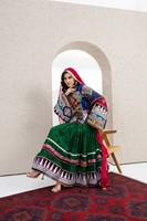 Robe de mariée afghane Kuchi multicolore ROYAL SPORTS, vêtements de mariage Kuchi, robe tribale afghane pour femmes, respirante