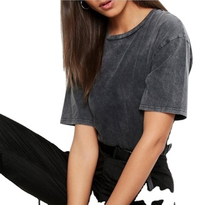 เสื้อยืดคอกลมสีดำซีดจางพิมพ์ลายไซส์พิเศษสำหรับฟิตเนสฟิตเนสเสื้อสีดำซีดจางแบบ2025 - Product Image 3