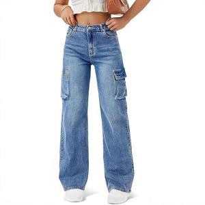 Jeans en gros pour femmes, denim extensible, jeans déchirés pour femmes, coupe ajustée, longueur intégrale, jeans papillon pour femmes - Product Image 4