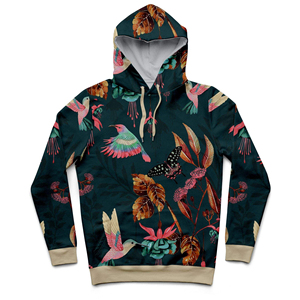 Modern artistic print cozy cotton blend <b>pullover</b> <b>women</b> printed hoodies casual streetwear fashion <b>women</b> printed hoodies - Product Image 4