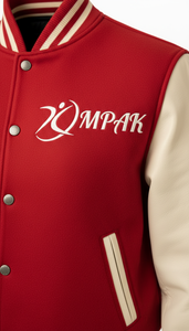 Ropa al por Mayor con Mangas de Cuero Estilo Americano Auténtico, Estampado por Sublimación, a la Moda para Escuelas Secundarias - Product Image 4