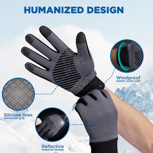 Accessoires de sport confortables, gants de course unisexes, adhérence flexible pour le jogging et l'entraînement quotidien, utilisation fitness - Product Image 5