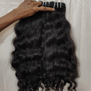 ผมดิบแบบอินเดียไม่ผ่านกรรมวิธีผมดิบแบบไม่ผ่านการแปรรูปผมดิบแบบอินเดียไม่ผ่านกระบวนการ12A - Product Image 1