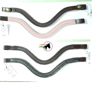 Accessoire d'équitation personnalisé OEM en cuir de haute qualité pour frontale de cheval, avec bouton-pression à canal vide pour changement rapide DIY - Product Image 3