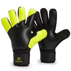 Gants de gardien de but de football professionnels confortables, respirants, durables, en cuir, antidérapants, imperméables - Product Image 1