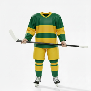Uniforme de joueur de hockey sur glace personnalisé, maillot d'entraînement professionnel, vêtements de sport d'équipe, respirant, taille personnalisée, design sur mesure - Product Image 1