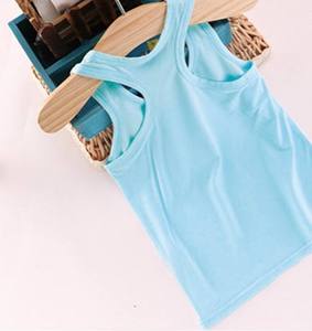 Camiseta sin Mangas Informal para Niños, 100% Algodón, para Niños y Niñas Pequeñas - Product Image 3