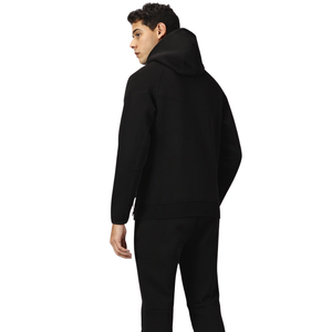 Conjunto de Sudadera con Capucha y Cremallera Completa de Forro Polar para Hombre, Chaqueta Holgada con Capucha y Pantalones de Pierna Recta, Atuendo Casual de Invierno de Dos Piezas - Product Image 2