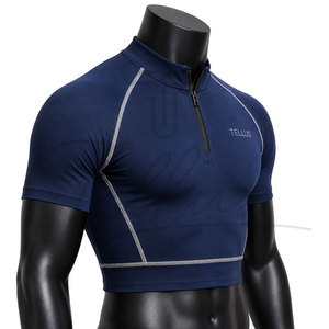 T-shirt de compression pour homme, idéal pour la gym, le fitness, l'entraînement, séchage rapide, équipement d'entraînement pour homme - Product Image 3