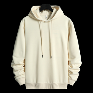 Sweat-shirt à capuche uni pour homme, coupe classique, 100% coton, vêtements décontractés d'hiver, impression numérique - Product Image 3