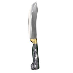 Couteaux de cuisine de qualité supérieure avec lame en acier inoxydable à coupe fluide et manche ergonomique vert tourbillonnant pour la cuisine en restaurant - Product Image 3