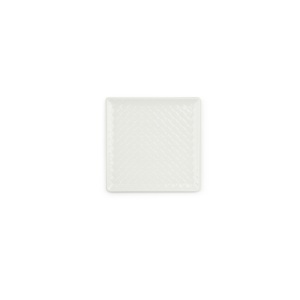 Plato Cuadrado de Cerámica Excelsa Antalya, 20x5x1.5 cm, Blanco, Modelo 68484, Polonia - Product Image 1