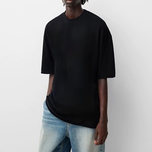 Camisetas Personalizadas con Logotipo, 300 GSM, 100% Algodón, Corte Cuadrado, Tallas Grandes, Camisetas para Hombre, Estilo Hip Hop Urbano, Camisetas Lisas de Alta Calidad - Product Image 6