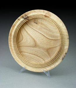 Assiette en bois artisanale pour servir des collations, des fruits, des desserts et des repas, assiette décorative en bois naturel pour la cuisine, la table à manger - Product Image 2