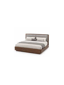 Base de Cama Moderna de Madera Maciza, Estilo Plataforma Simple, Muebles Duraderos para Dormitorio, Hogar, Hotel, Resort, Apartamento - Product Image 2