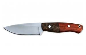 Outil utilitaire d'extérieur à lame fixe personnalisé en gros avec manche en bois bicolore - Product Image 3
