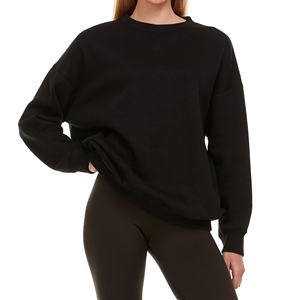 OEM conçu à la mode 100% coton sweat-shirt imprimé numérique pour les femmes solide nouveauté en plein air vêtements d'hiver prix pas cher - Product Image 5