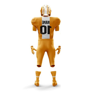 Hot Sale Adult American Football Uniform <b>Compression</b> Kits 100% Polyester Short Sleeve Printed Training Practice Team Wear - Product Image 5
