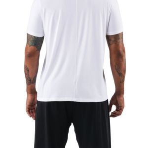 Camiseta Deportiva Blanca para Hombre, Algodón Premium, Cuello Redondo, Entrenamiento, Fitness, Ropa Deportiva Informal, Uso Diario - Product Image 5