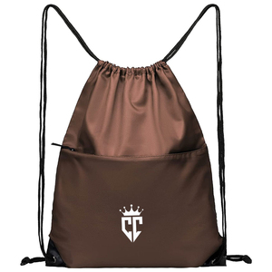 Bolsas con Cordón de Poliéster Impermeables de Último Modelo, Diseño Simple, Bolsa de Gimnasio Impermeable con Cordón, Disponible en Todos los Tamaños - Product Image 1