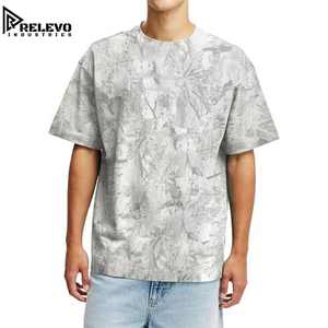 Camiseta de Camuflaje Sublimada para Hombre al por Mayor OEM, Camiseta de Camuflaje de Poliéster de Secado Rápido con Logotipo Personalizado, Ropa Táctica para Exteriores - Product Image 2