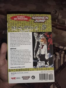 เดธโน้ต เล่ม 5 หนังสือโดยสึคุมิ โอฮะ หนังสือภาษาอังกฤษปกอ่อน คอลเลกชันนิยายอะนิเมะและมังงะ - Product Image 3
