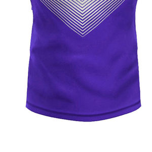 Uniforme de Fútbol Morado para Hombre, Jersey de Manga Corta con Cuello Redondo, Estampado Geométrico, Poliéster que Absorbe la Humedad, Ajuste Atlético para Todas las Temporadas - Product Image 6