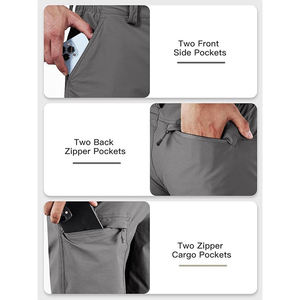 Pantalones Cortos Deportivos para Hombre, Pantalones Cortos de Golf Elásticos, Pantalones Cortos Cargo Ripstop para Exteriores con 4 Bolsillos, Pantalones Cortos Tácticos de Trabajo para Senderismo, Ligeros - Product Image 6