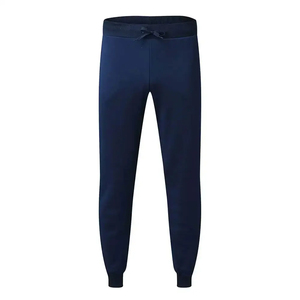 Chándal con Capucha Azul Marino para Hombre, Color Sólido, Cierre Completo, Ropa Casual de Otoño, 100% Poliéster, Peso Medio, Corte Regular, Bolsillos Laterales - Product Image 3